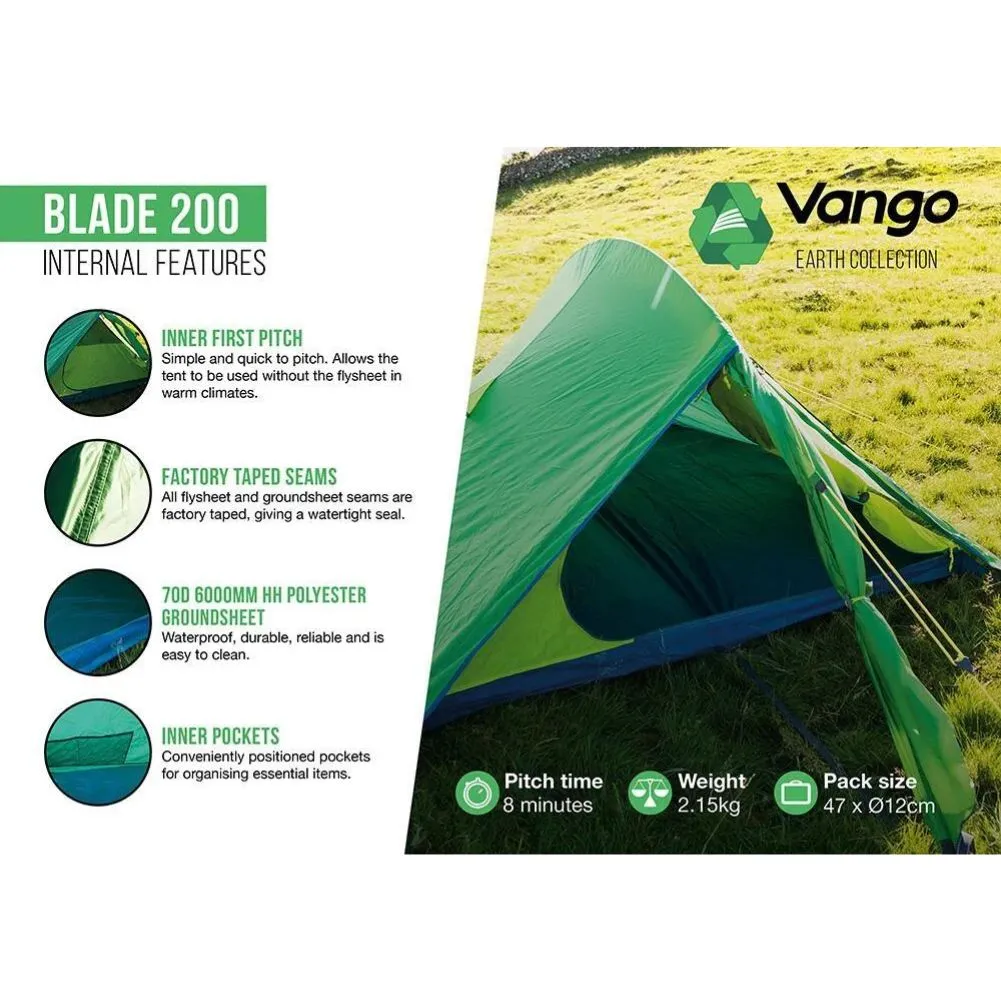 Vango Blade 200 Trekking Tent - 2 Man Tent (2023)