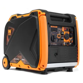 WEN DF400iX Super Quiet 4000-Watt Dual Fuel RV-Ready Electric Start Portable Inverter Generator with Fuel Shut-Off and CO Shutdown Sensor