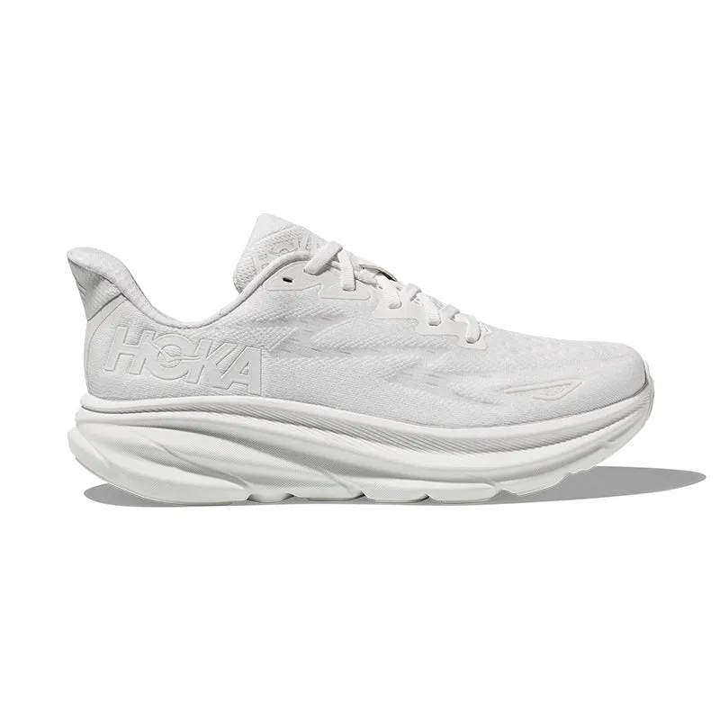 Women's Clifton 9 White/White